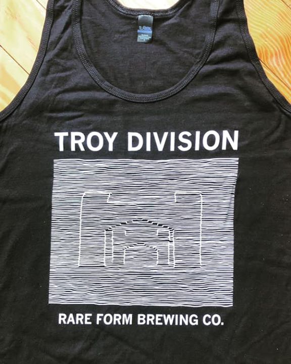 Troy Division tanks and tees back in stock. Available in the taproom and soon…