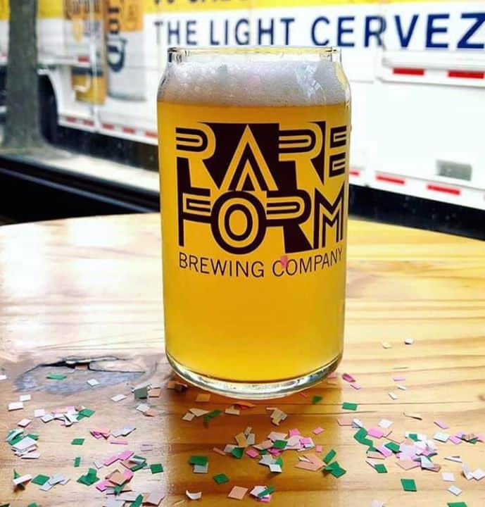 Back on tap: CONFETTI // // This Mexican-style lager is brewed with New York…