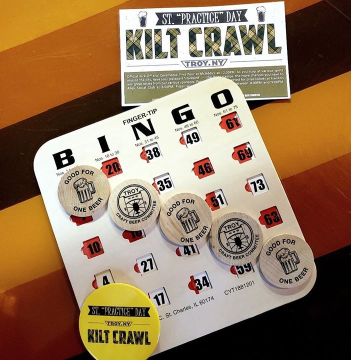 Two lucky bingo winners tonight will bring home Passports to this Saturday’s Kilt Crawl!…