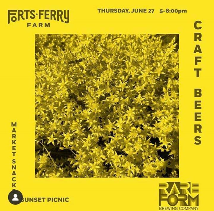 Join us tomorrow for a beautiful evening at Forts Ferry Farm! We will be…