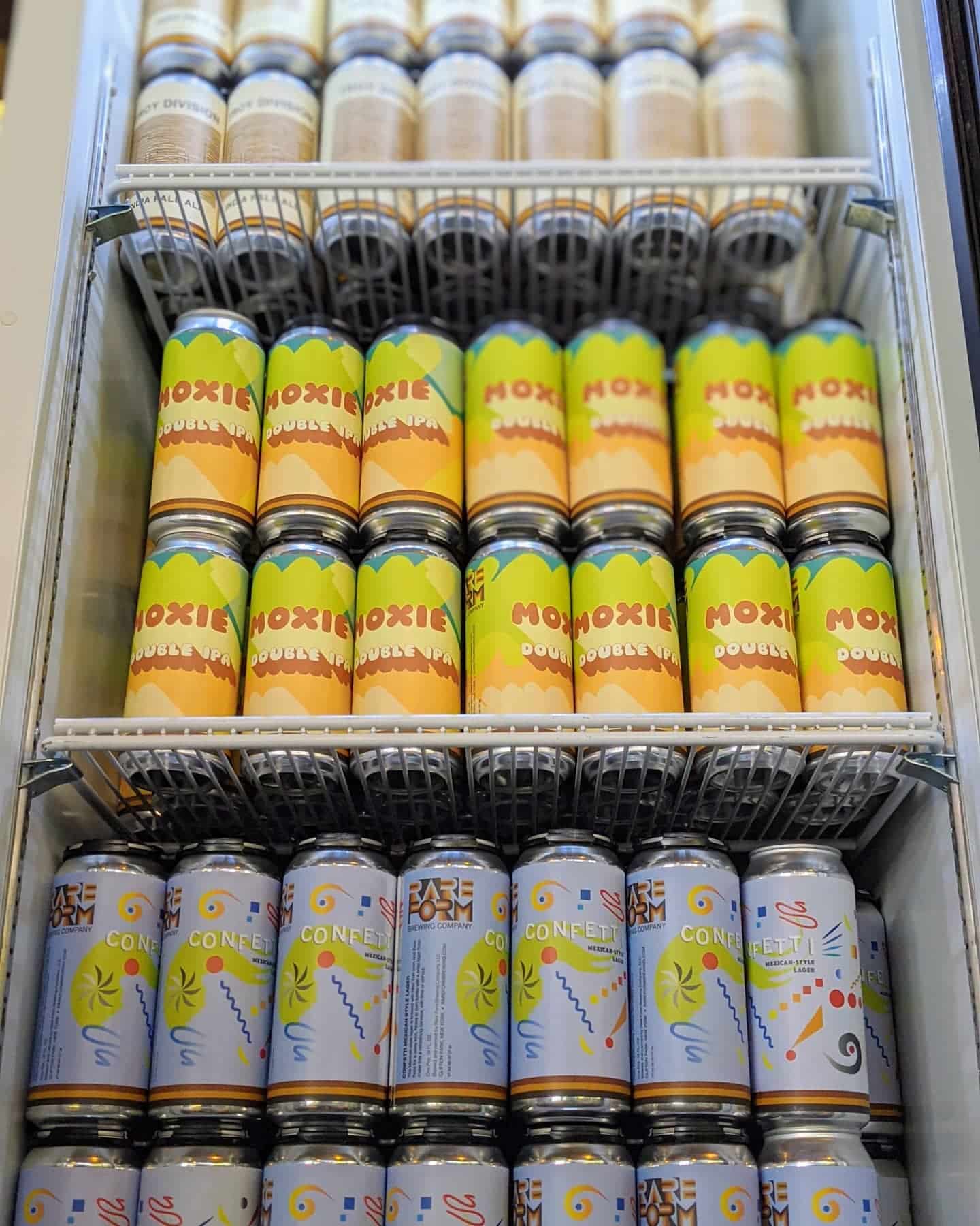 We've got three beers in cans and a full roster of beer in crowlers