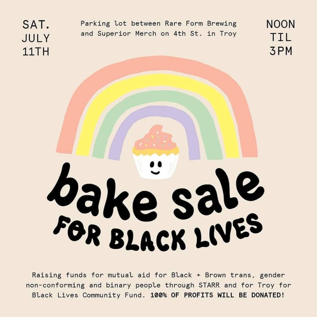 BAKE SALE FOR BLACK & TRANS LIVES ??⁣