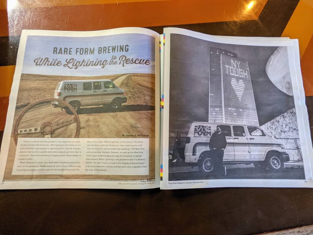 Have you seen the new @truebrewmagazine? It’s White Lightning’s 15 minutes of fa