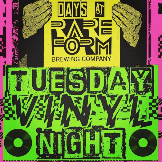 Vinyl Night.  Bring your favorite, weird , or obscure vinyl down and get a beer
