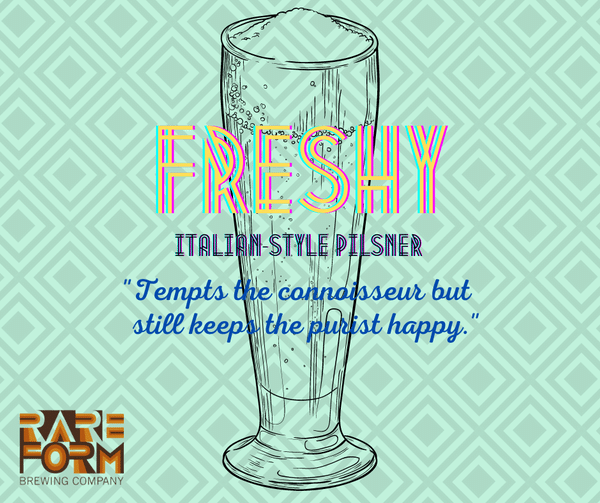 Back on tap: Freshy Italian-style Pils!