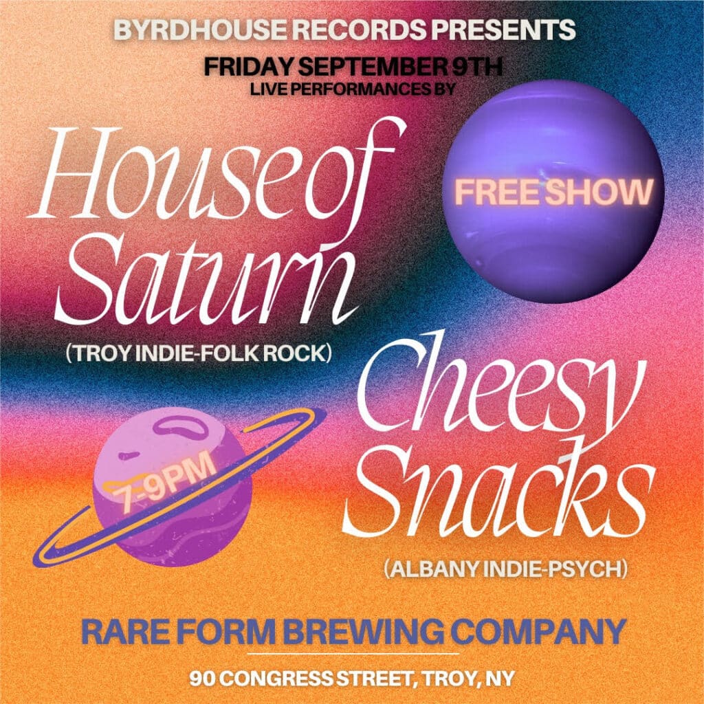 Tonight! Byrdhouse Records is back with some local indie psychedelic & folk rock